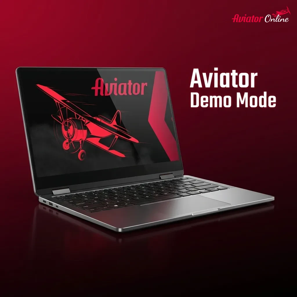 Aviator game demo mode interface showing virtual credits and gameplay options for risk-free practice and strategy testing